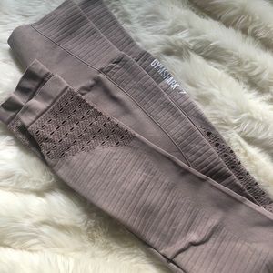 Posh pink gym shark leggings